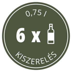 6x Csavarzáras palack (0,75 l)